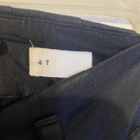 Gap Relaxed Satin Drapey Tapered Trousers Size 4 Tall 4T - Picture 6 of 11